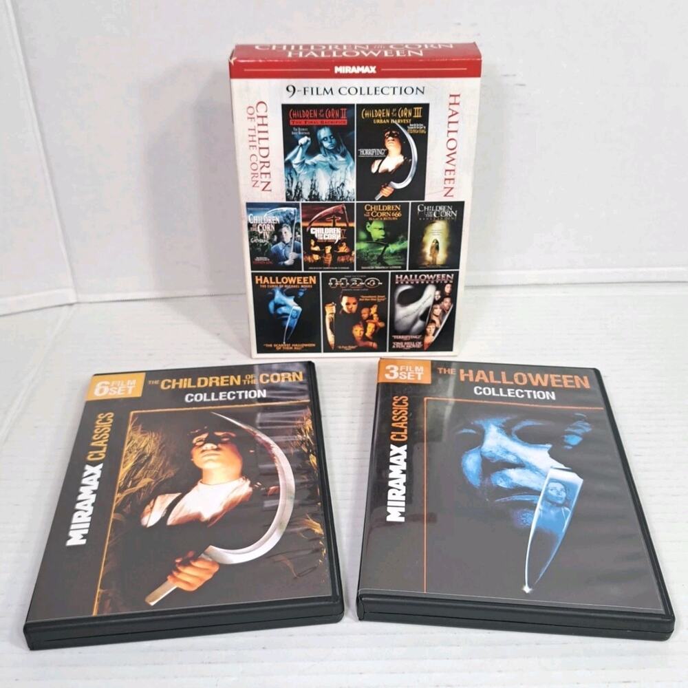 Halloween Children of the Corn 9 Movie Horror DVD Collection Slasher Horror Film